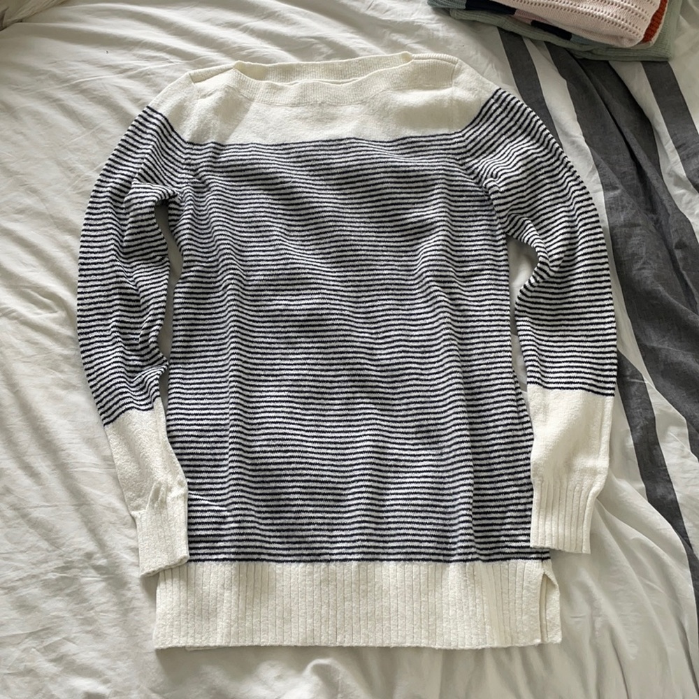 Loft Tunic Striped Sweater